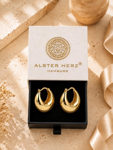 Alster Herz - Pendientes 'DEAUVILLE' en oro