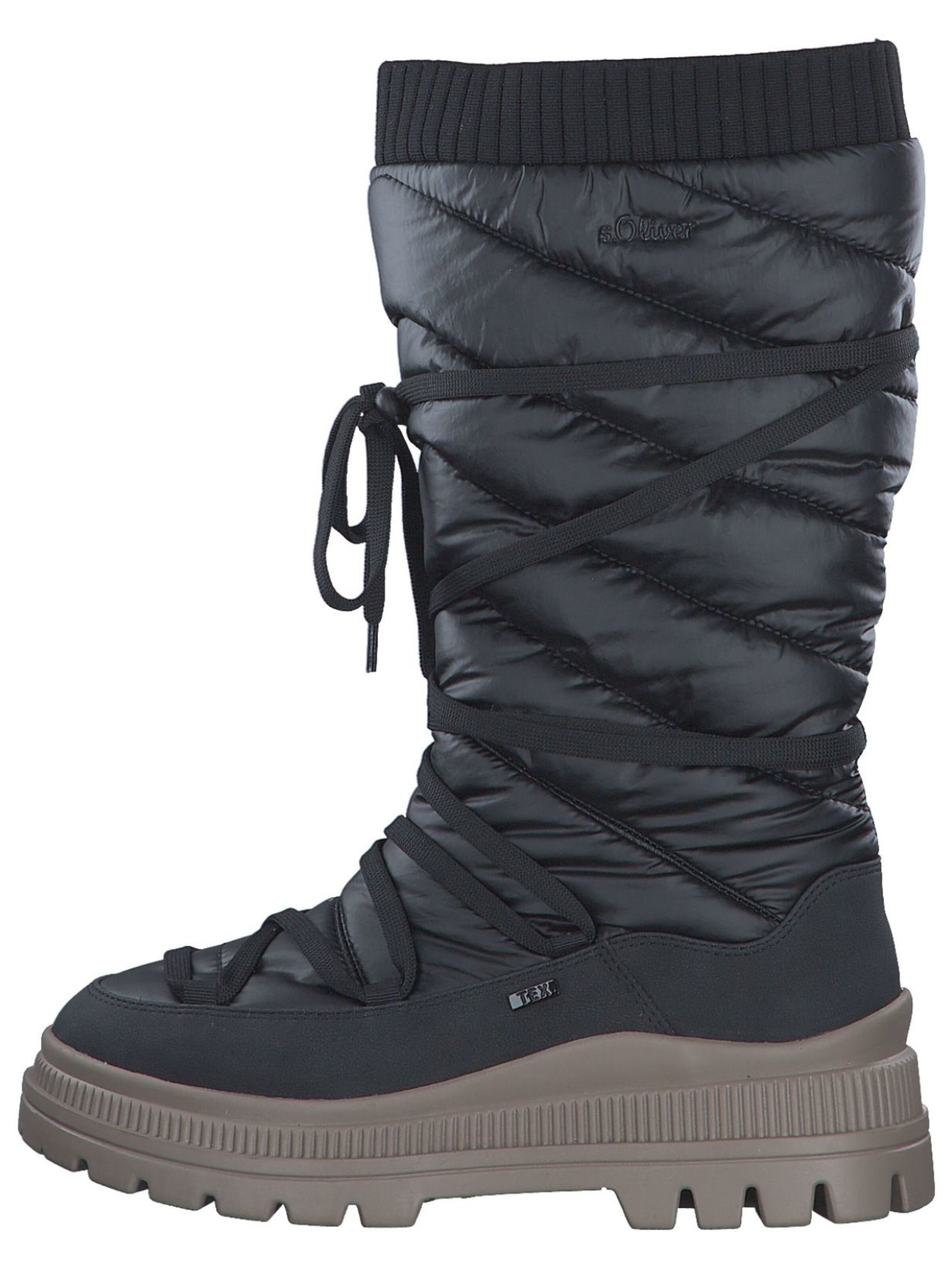 s.Oliver Snowboots in Schwarz