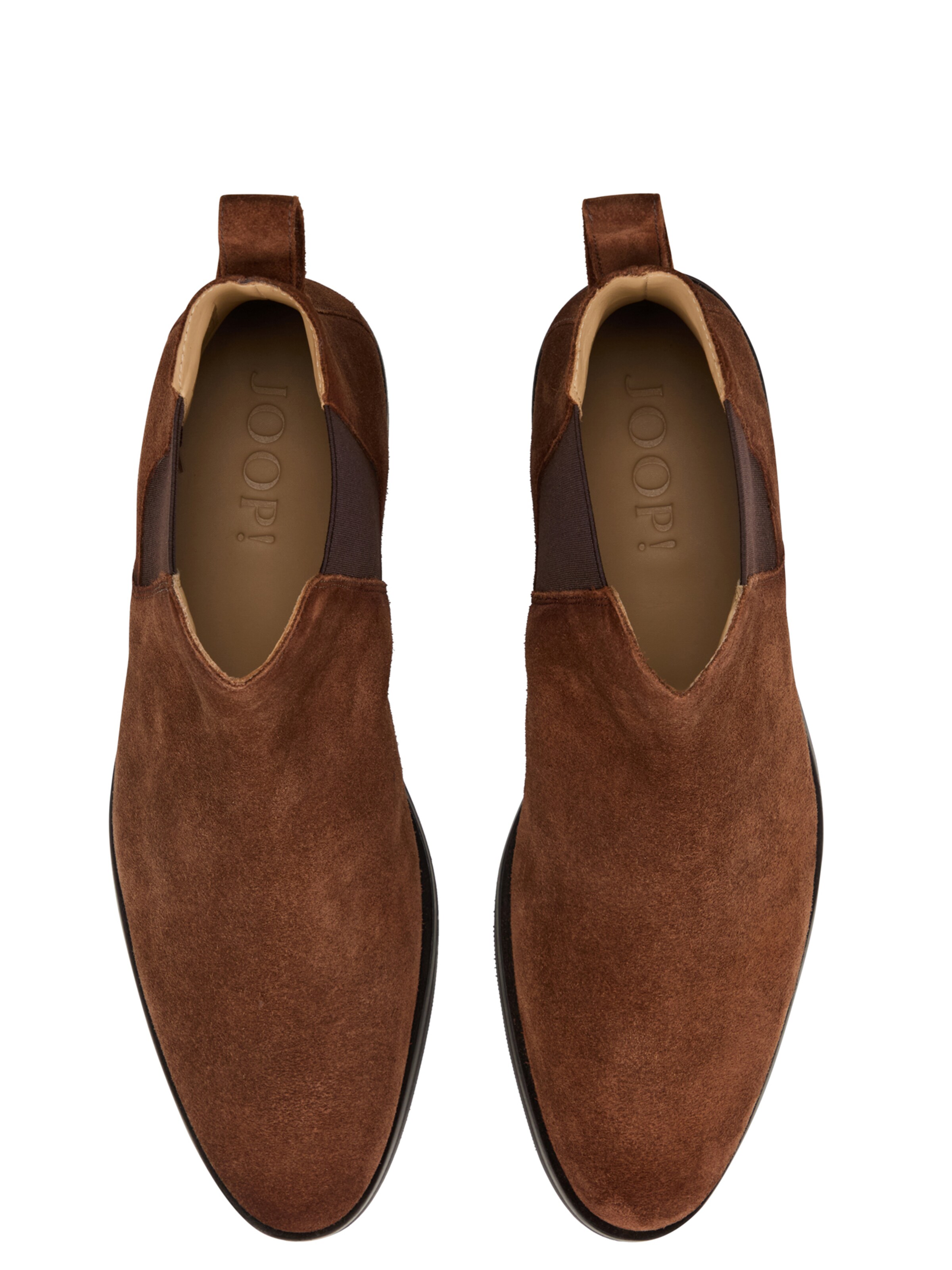 JOOP! Chelsea Boots 'Velluto Kleitos' in Brown