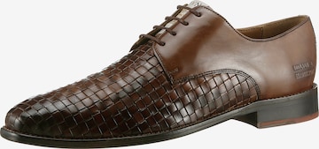 MELVIN & HAMILTON Lace-Up Shoes in Brown: front