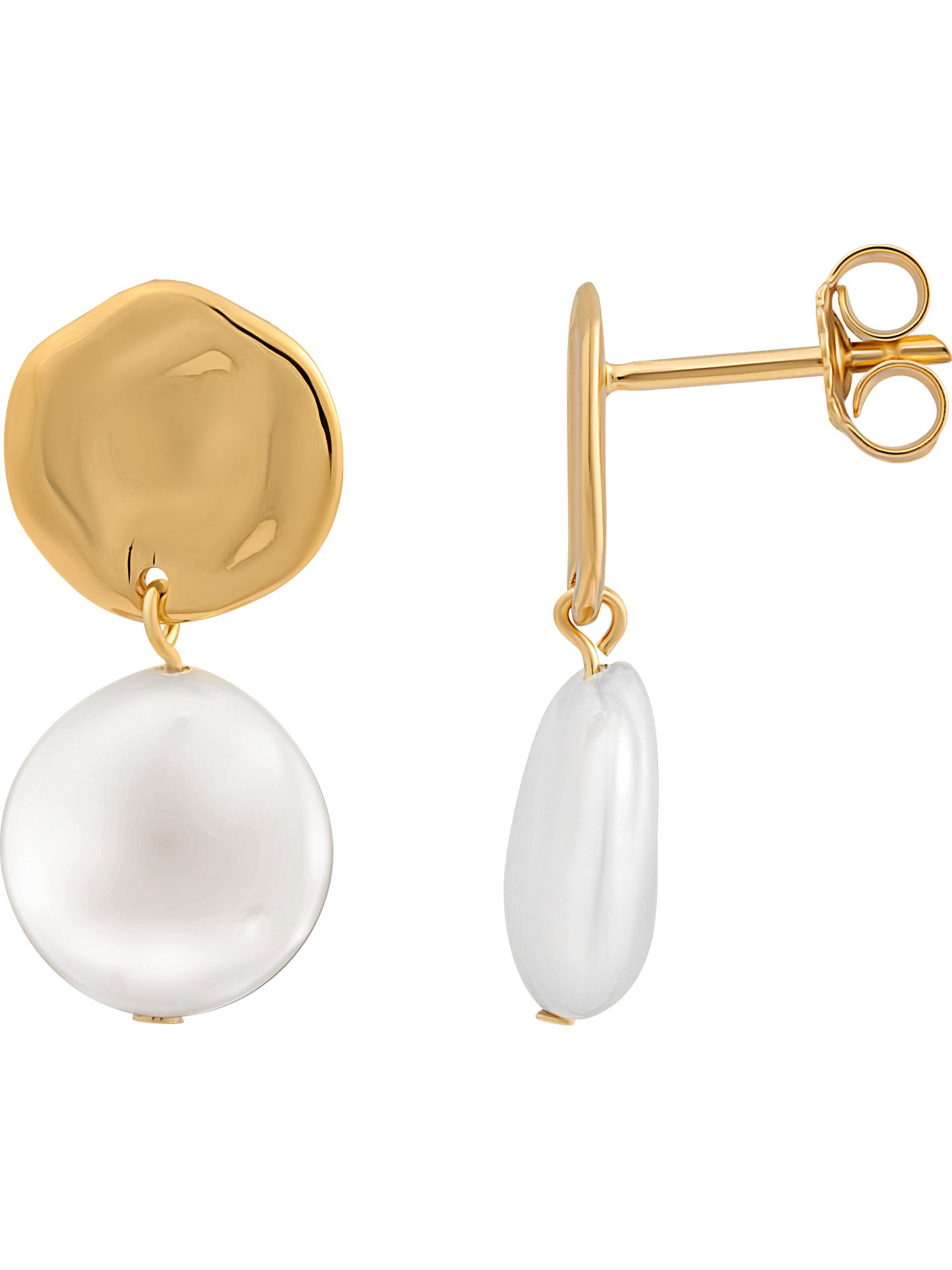 Boucles d'oreilles caï en or