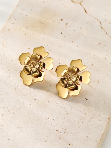 Hey Happiness Earrings 'Petal Blossom' in Gold