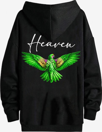 RMK Sweatshirt 'Heaven' in Schwarz: Vorderseite