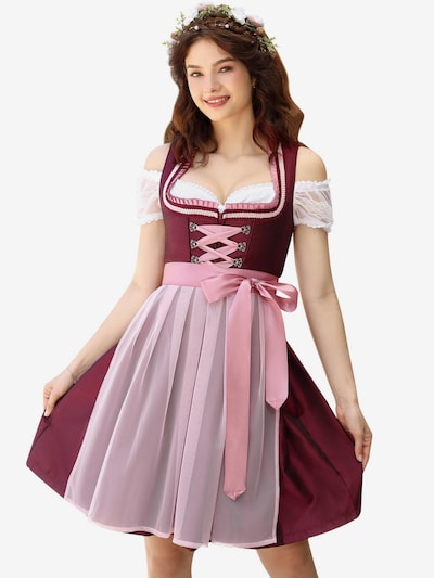 Yesfashion Dirndl in 34 in Wine red, Item view