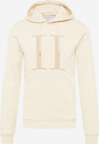 Sweat-shirt Les Deux en beige : devant