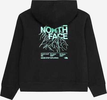 THE NORTH FACE Urheilullinen collegepaita 'MOUNTAIN' värissä musta