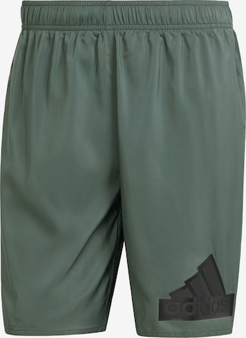 Pantaloni de baie 'CLX Swim' de la ADIDAS SPORTSWEAR pe verde: față