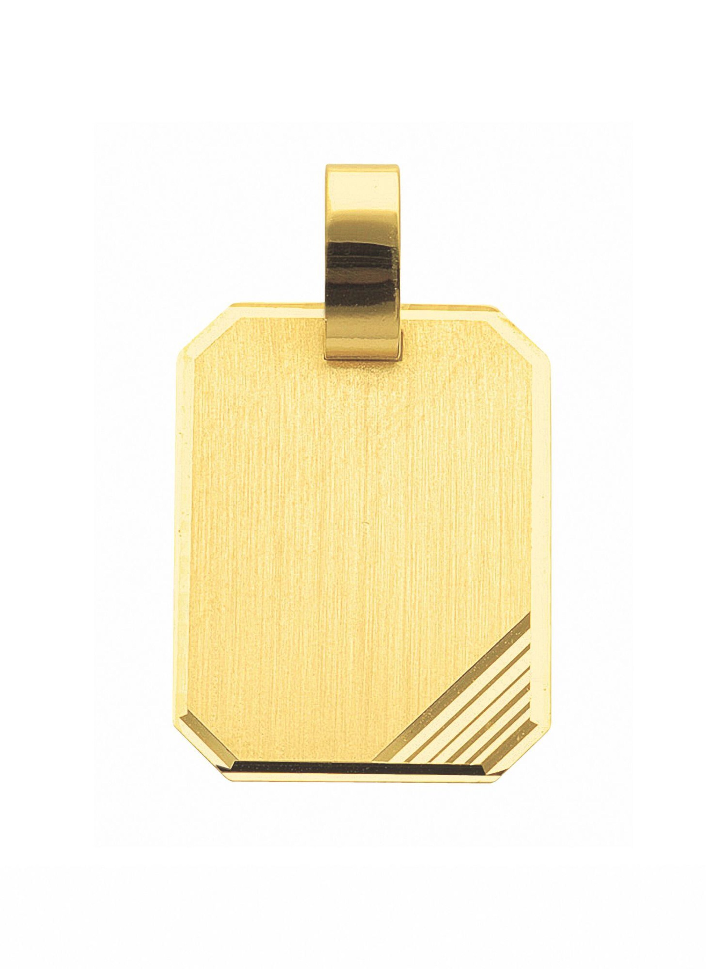 Adelia´s Pendant in Gold: front