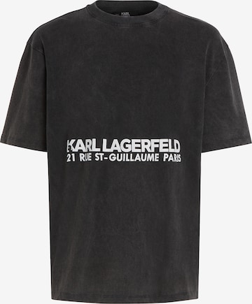 Tricou de la Karl Lagerfeld pe negru: față