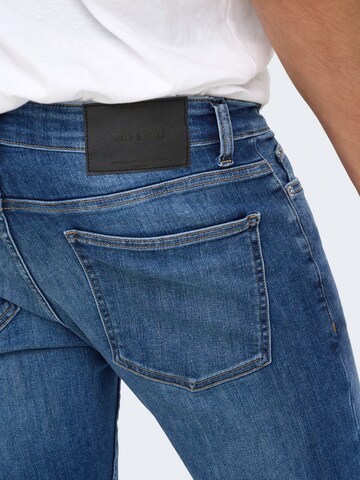 Only & Sons Skinny Jeans 'ONSWARP' in Blue