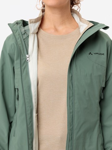 VAUDE Outdoorjas 'Yaras 3in1' in Groen