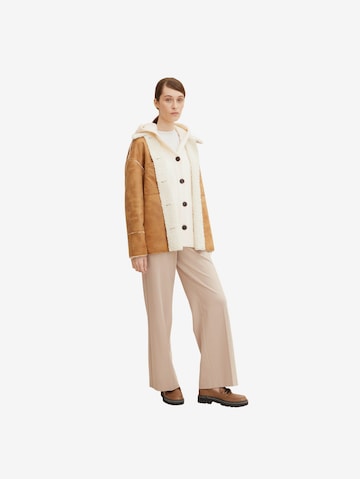 TOM TAILOR Strickjacke in Beige