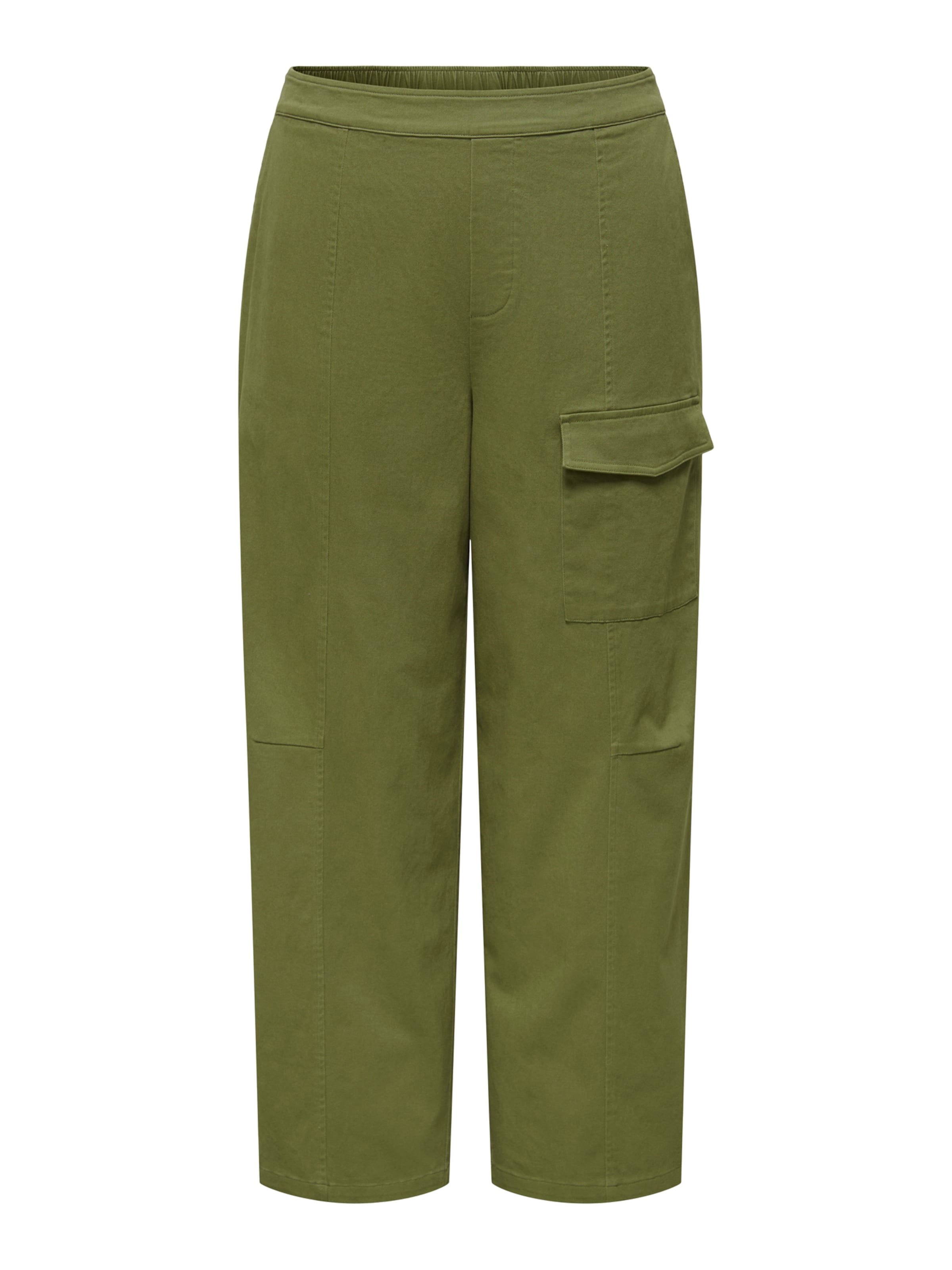ONLY Carmakoma - Barrel Pantalón cargo 'CARINA ' en verde: frente