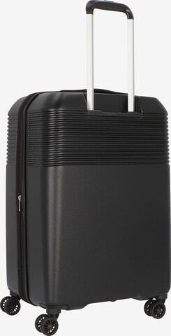 Hedgren Lineo Stripe M 4-Rollen Trolley 66 cm in Schwarz