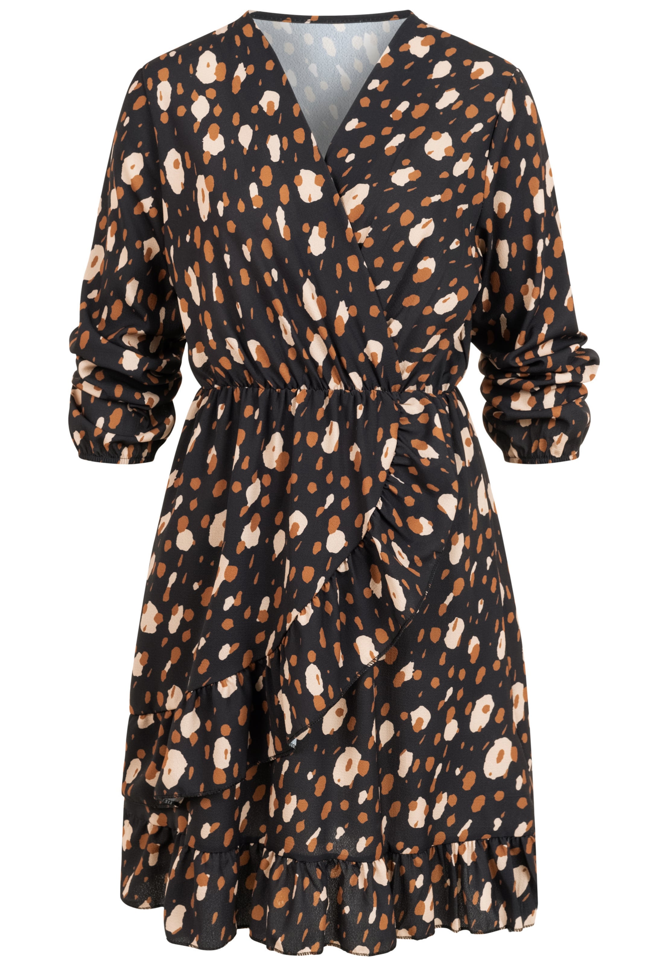 Cloud5ive Jurk in Zwart: voorkant