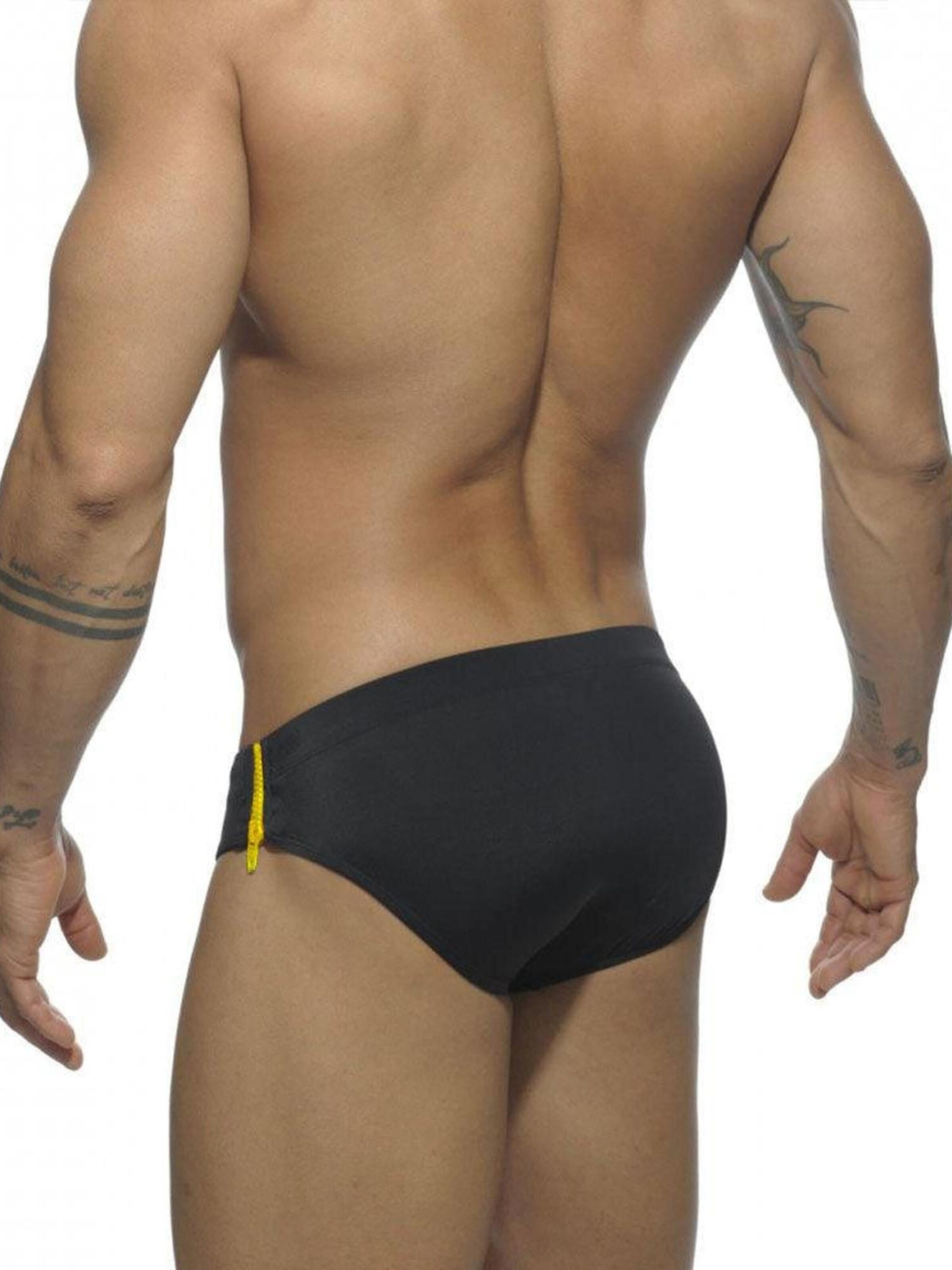 BIMONI Athletic Swim Trunks 'Badeslip mit Verschluss' in Black