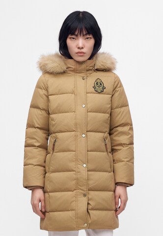 Lauren Ralph Lauren Petite Зимняя куртка в Бежевый: спереди