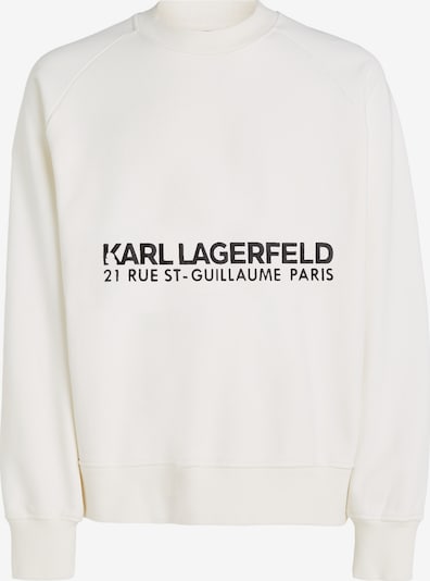 Karl Lagerfeld Sweatshirt in Black / White, Item view