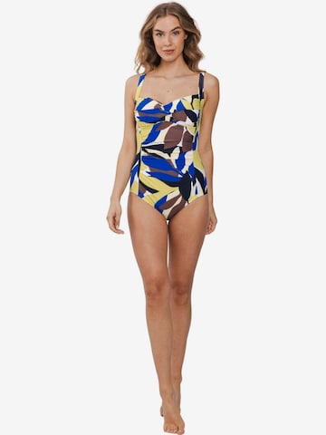 Pastunette Bandeau Shaping-badpak 'Swimsuit' in Gemengde kleuren: voorkant