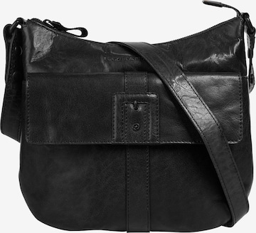 Spikes & Sparrow - Bolso de hombro en negro: frente