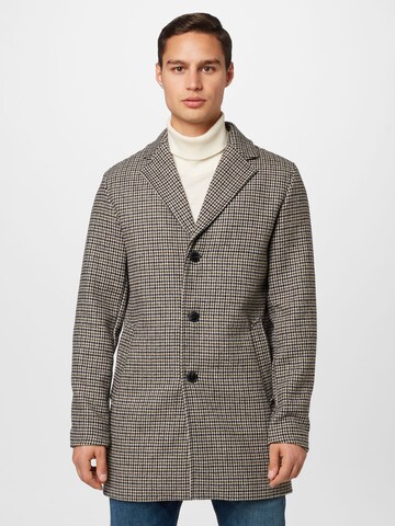 Manteau mi-saison JACK & JONES en gris : devant