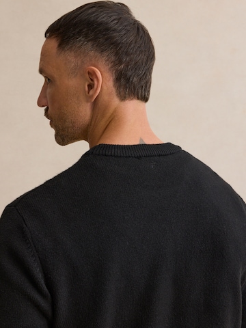 DAN FOX APPAREL Trui 'Marc' in Zwart