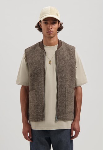 Dstrezzed Weste 'Nils' in Grün: Vorderseite