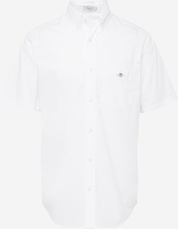 Coupe regular Chemise GANT en blanc : devant