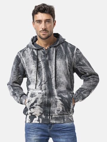 Veste de survêtement 'CL594' CIPO & BAXX en gris : devant