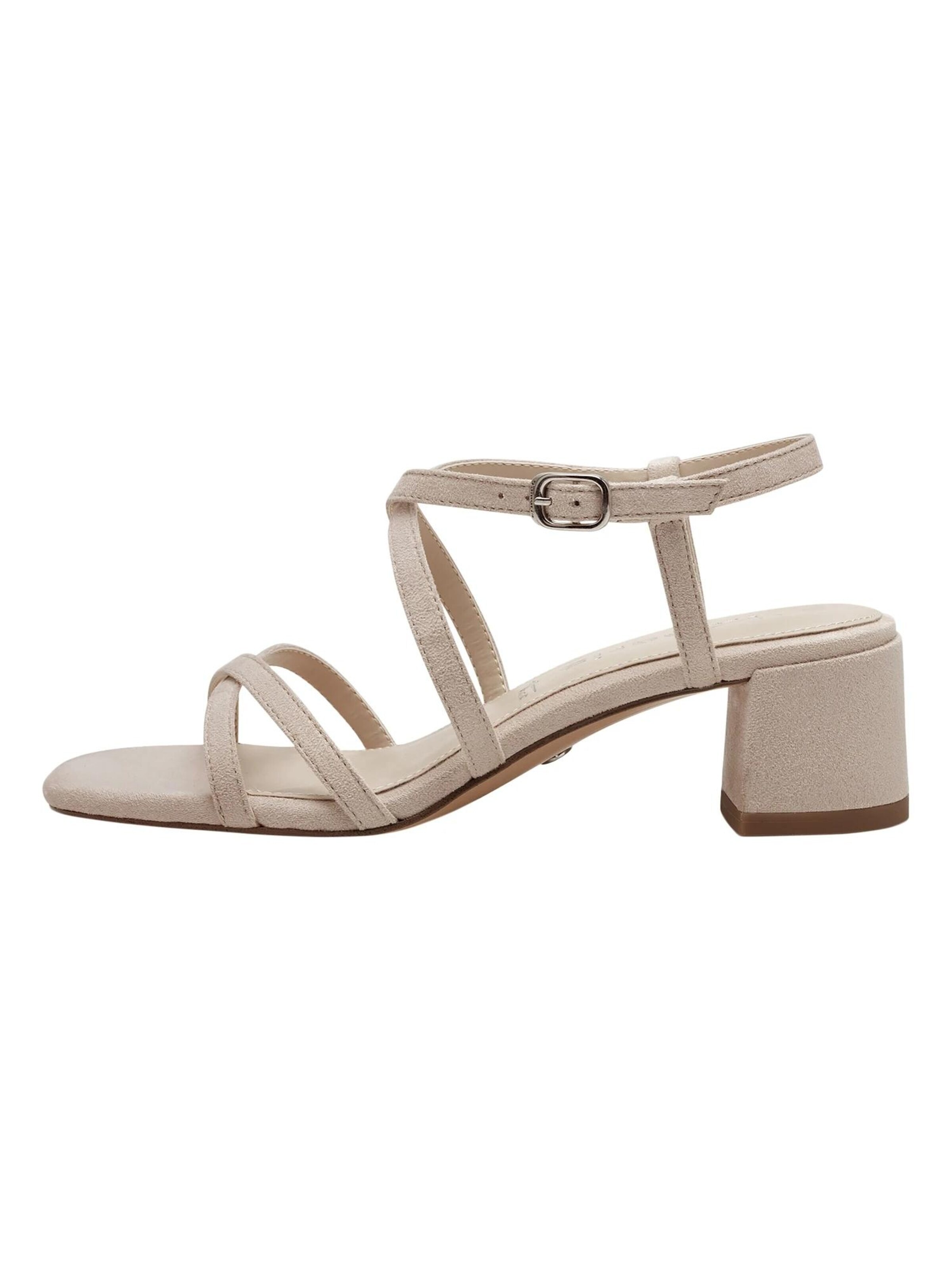 Sandales Tamaris en beige : devant