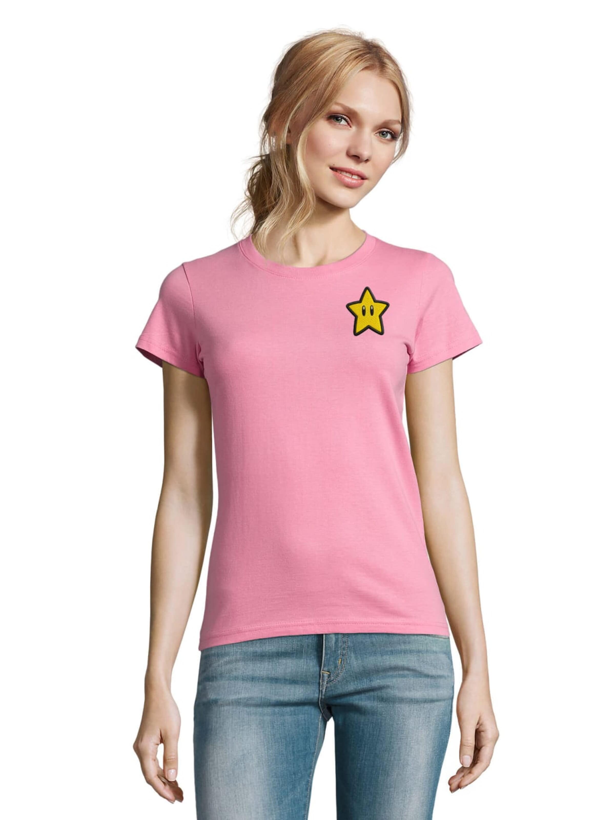 Blondie & Brownie Shirt in Pink: front