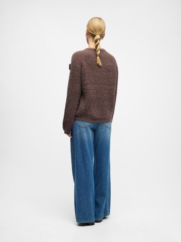 OBJECT Pullover 'OBJGITTA' in Braun