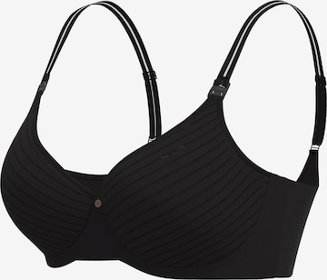 Invisible Soutien-gorge d’allaitement Noppies en noir : devant