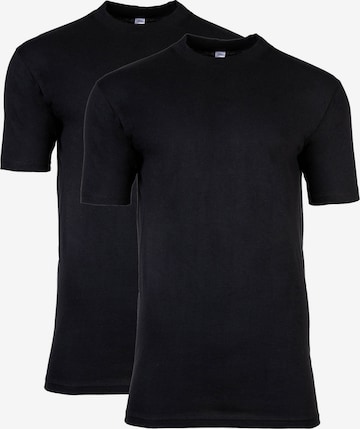 T-Shirt HOM en noir : devant