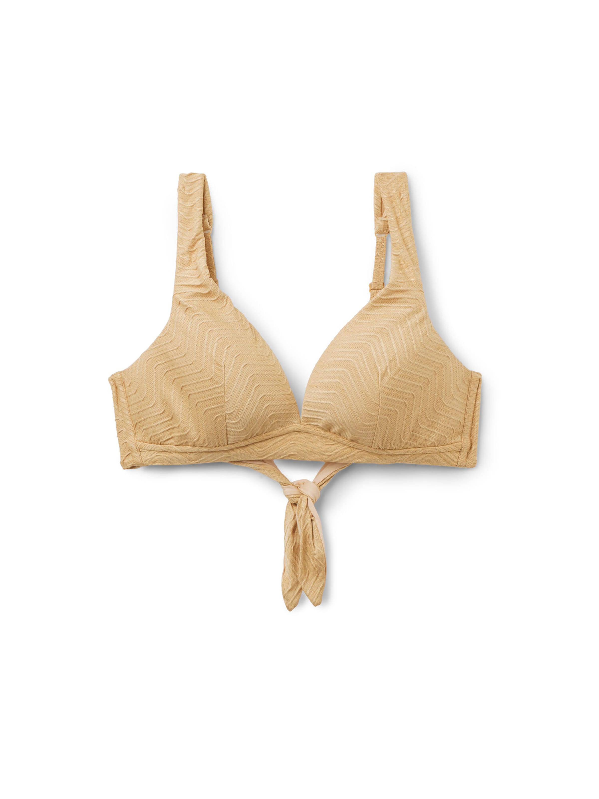 Tezenis Triangle Bikini Top 'Sparkling Touch' in Gold: front