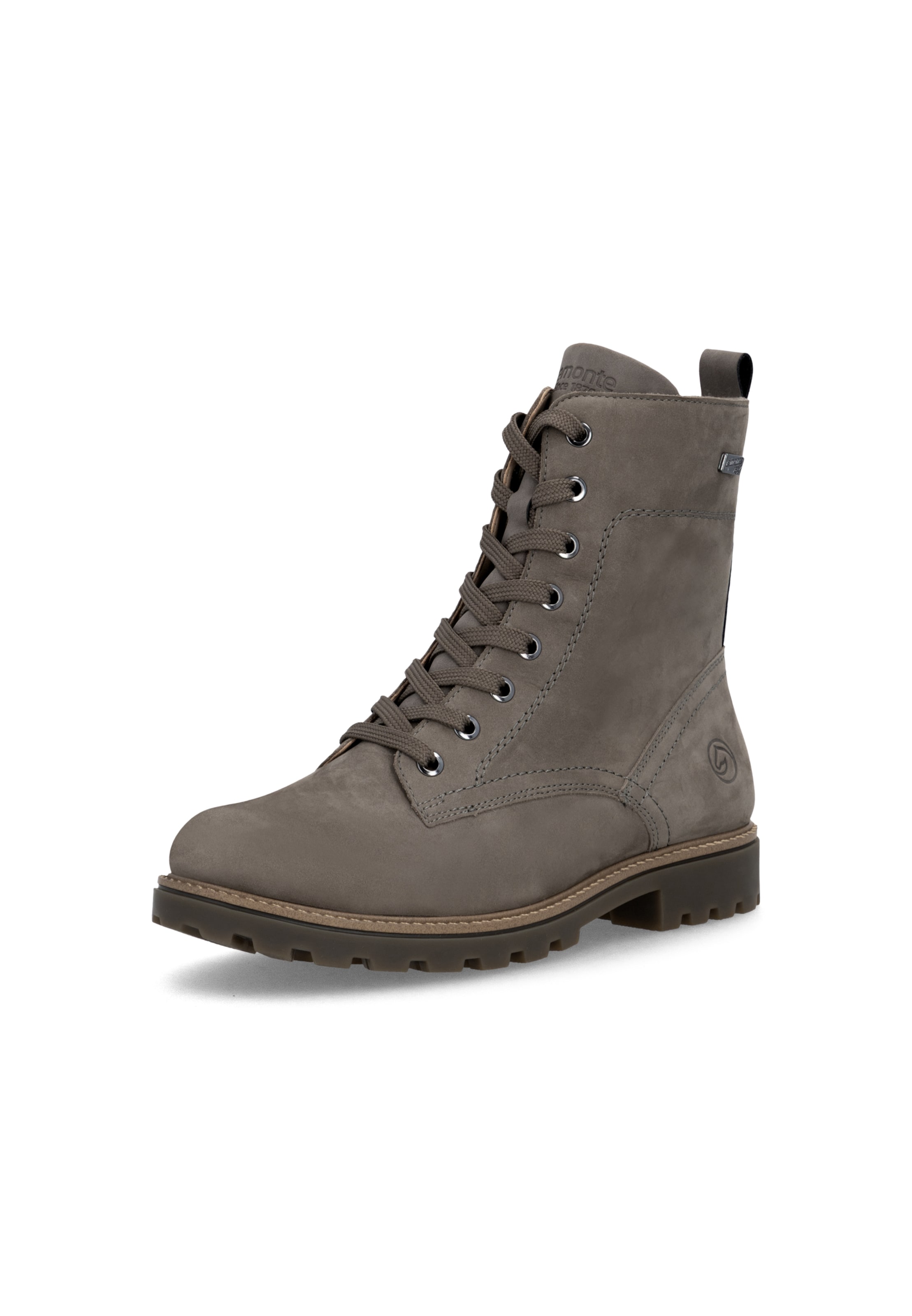 Bottes à lacets ' D8489 ' REMONTE en gris : devant