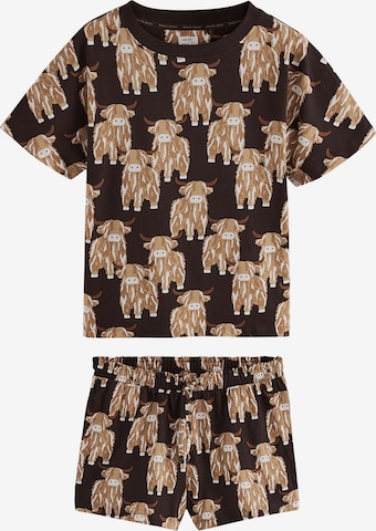 Next Pyjama in Braun: Vorderseite