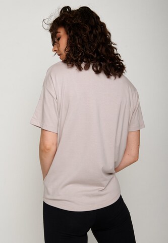 Maglietta 'Feel' di GREENBOMB in beige
