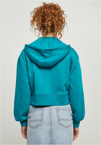 Urban Classics Zip-Up Hoodie in Blue