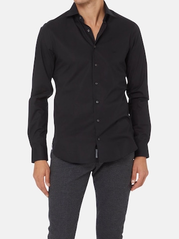 Coupe regular Chemise business Michael Kors en noir