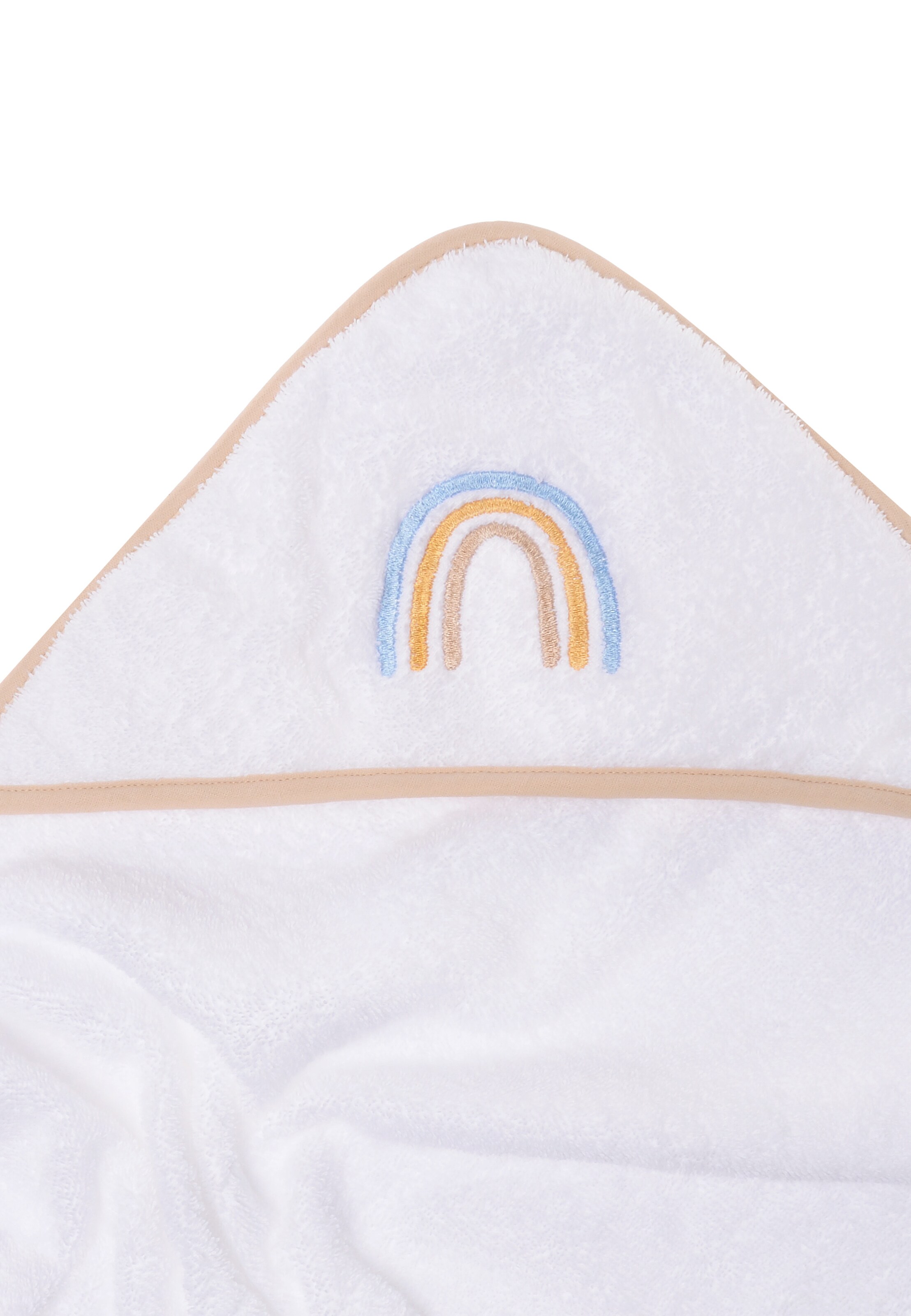 LILIPUT Bathrobe 'Regenbogen' in White