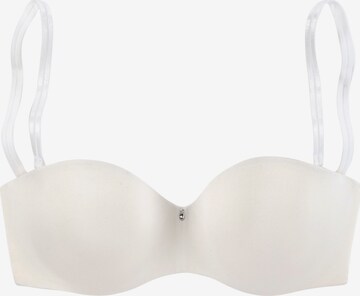 LASCANA Balconette Bra in White: front