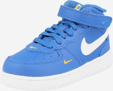 Nike Sportswear Sneakers 'Force 1' in Blauw: voorkant