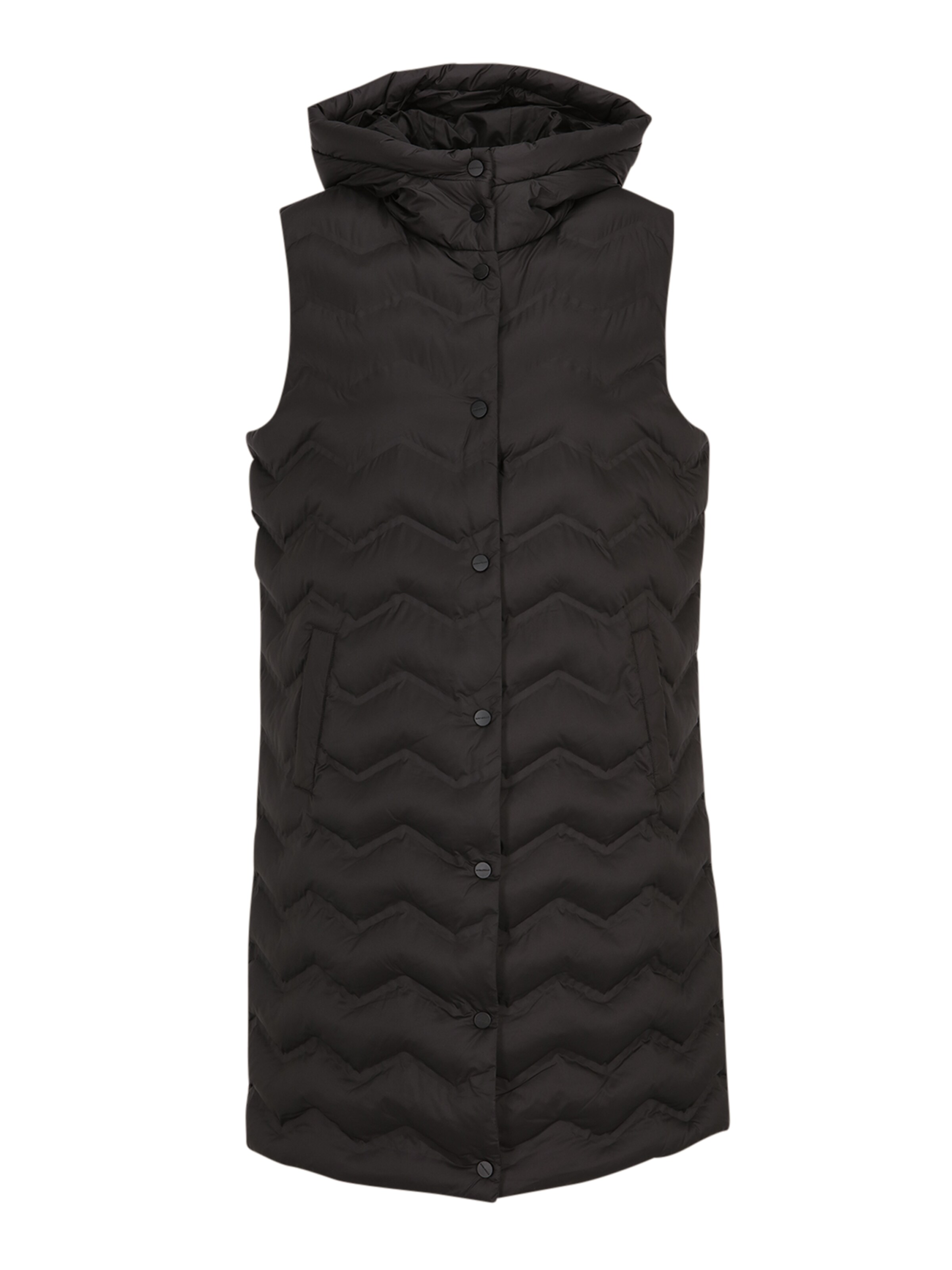 RINO & PELLE Vest 'Joyce' in Black: front