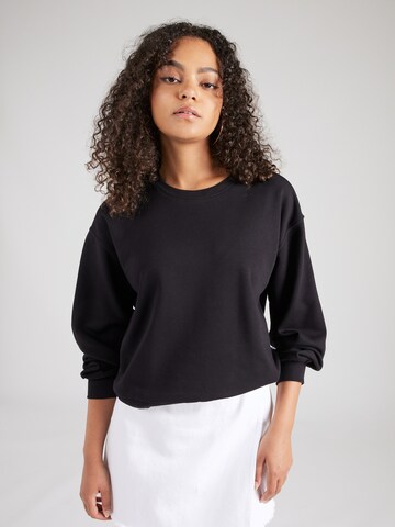 NÜMPH Sweatshirt 'MYRA' i svart: framsida