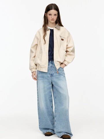 Pull&Bear Přechodná bunda – béžová
