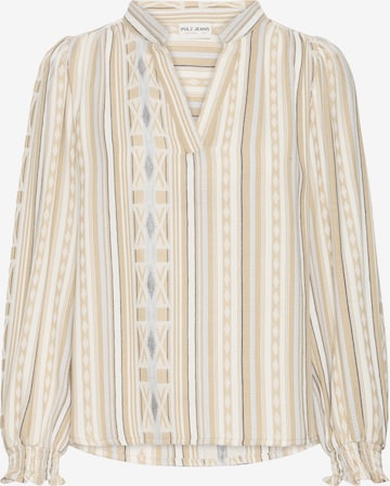 Pulz Bluse 'ALEXIS' i beige: forside