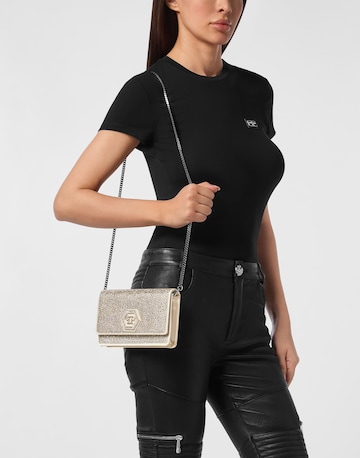 Philipp Plein Clutch in Beige: Vorderseite