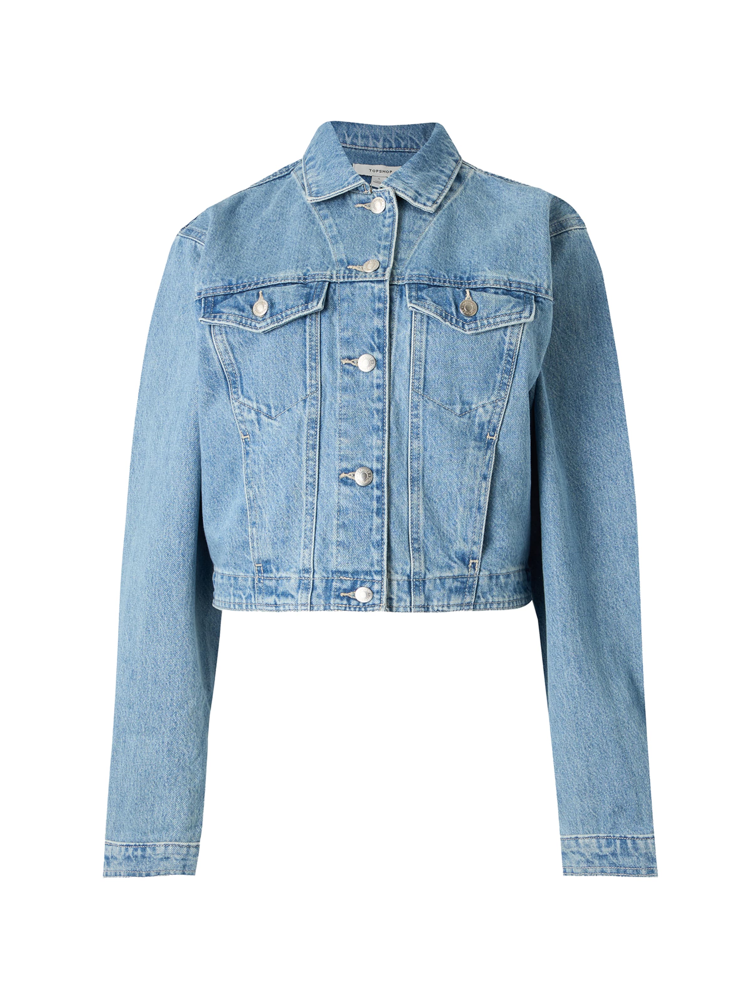 TOPSHOP Přechodná bunda 'EVI' ve velikosti XS - světlemodrá, Produkt