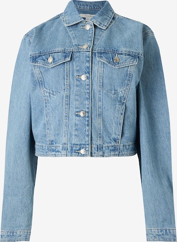 mėlyna TOPSHOP Demisezoninė striukė 'EVI': priekis